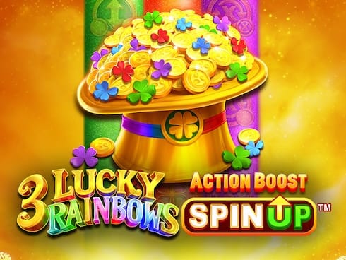 3 Lucky Rainbows Action Boost SpinUP game thumbnail